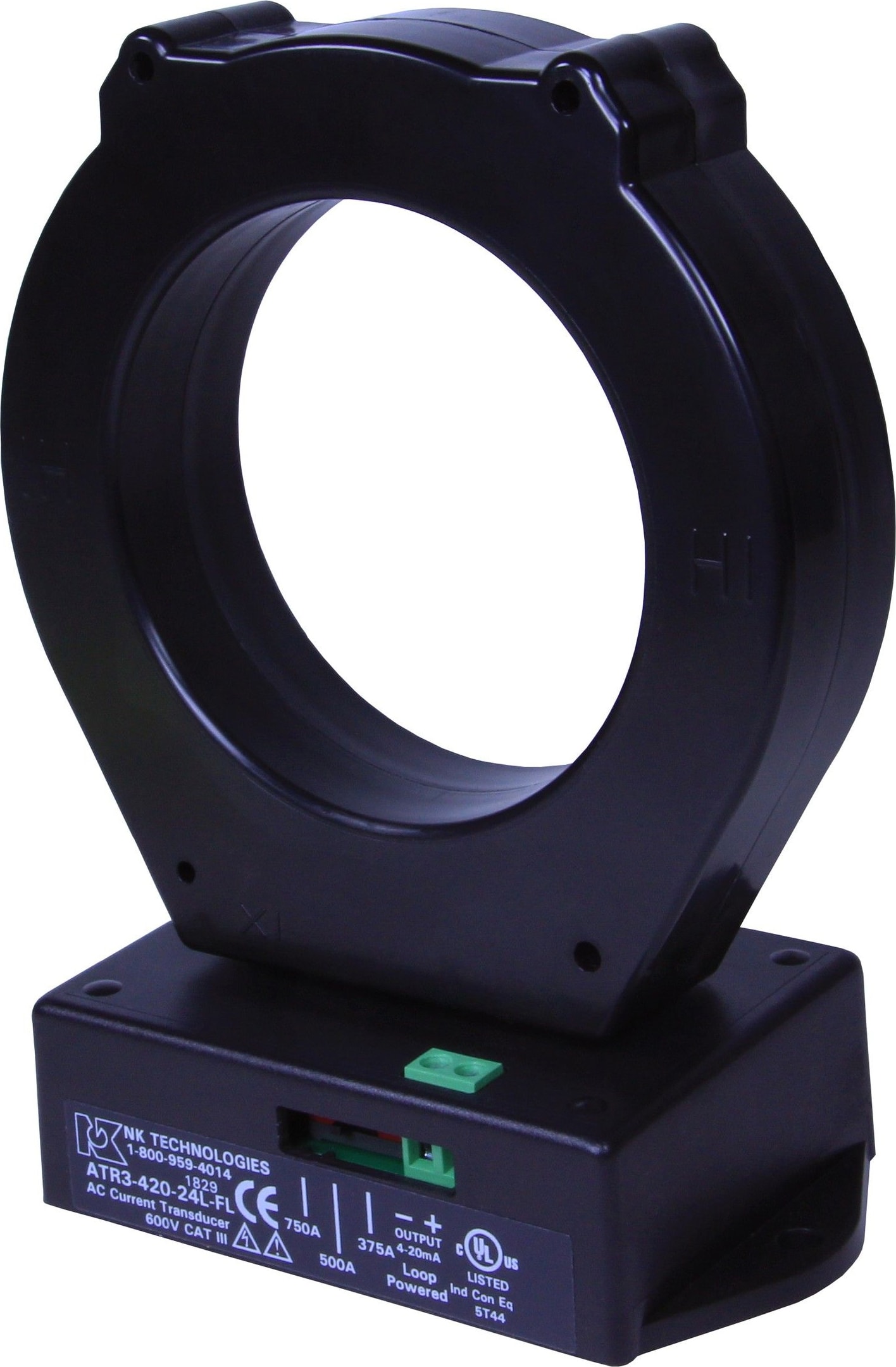 NK AT3-420-24L-FL AC Current Transductr, AT/ATR-FL Series; Average Responding, 375, 500, 750 A